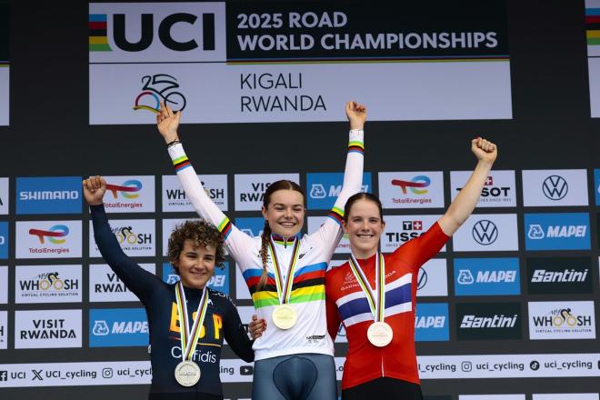 Paula Ostiz, subcampeona del mundo j&uacute;nior en contrarreloj