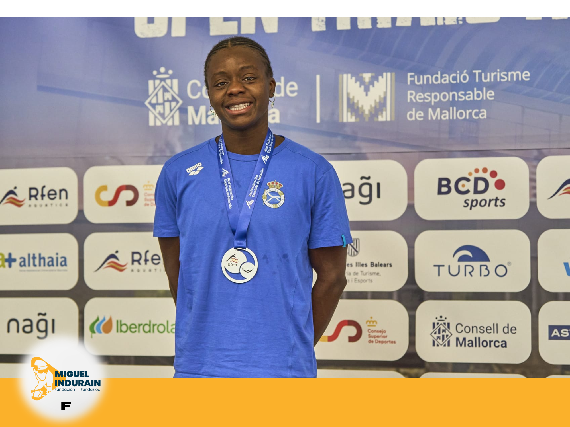 Petra Bisa Nsue hace historia en la nataci&oacute;n navarra con la plata en el Campeonato de Espa&ntilde;a Absoluto