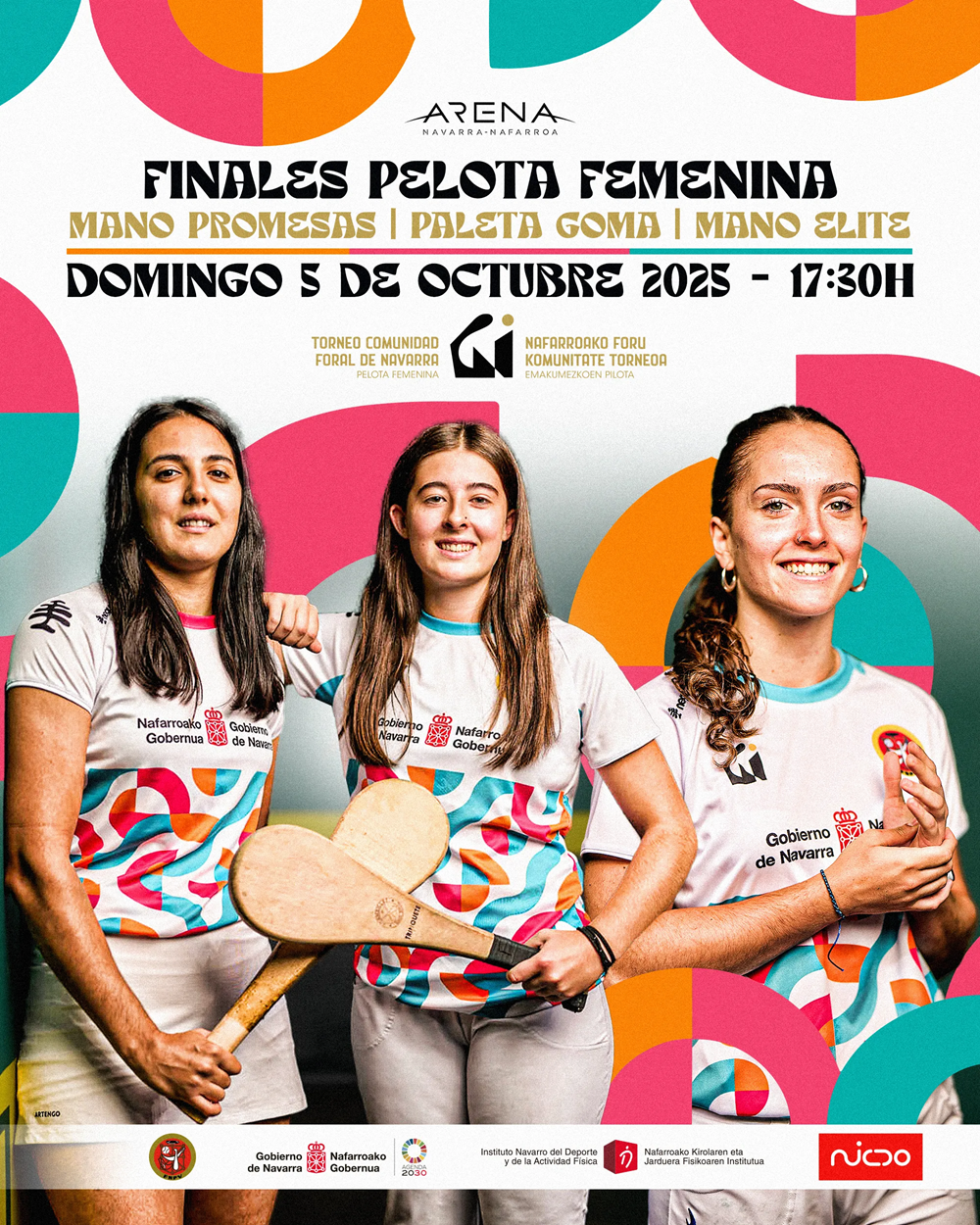 Navarra Arena ser&aacute; sede de las finales del Torneo Comunidad Foral de Navarra de pelota femenina