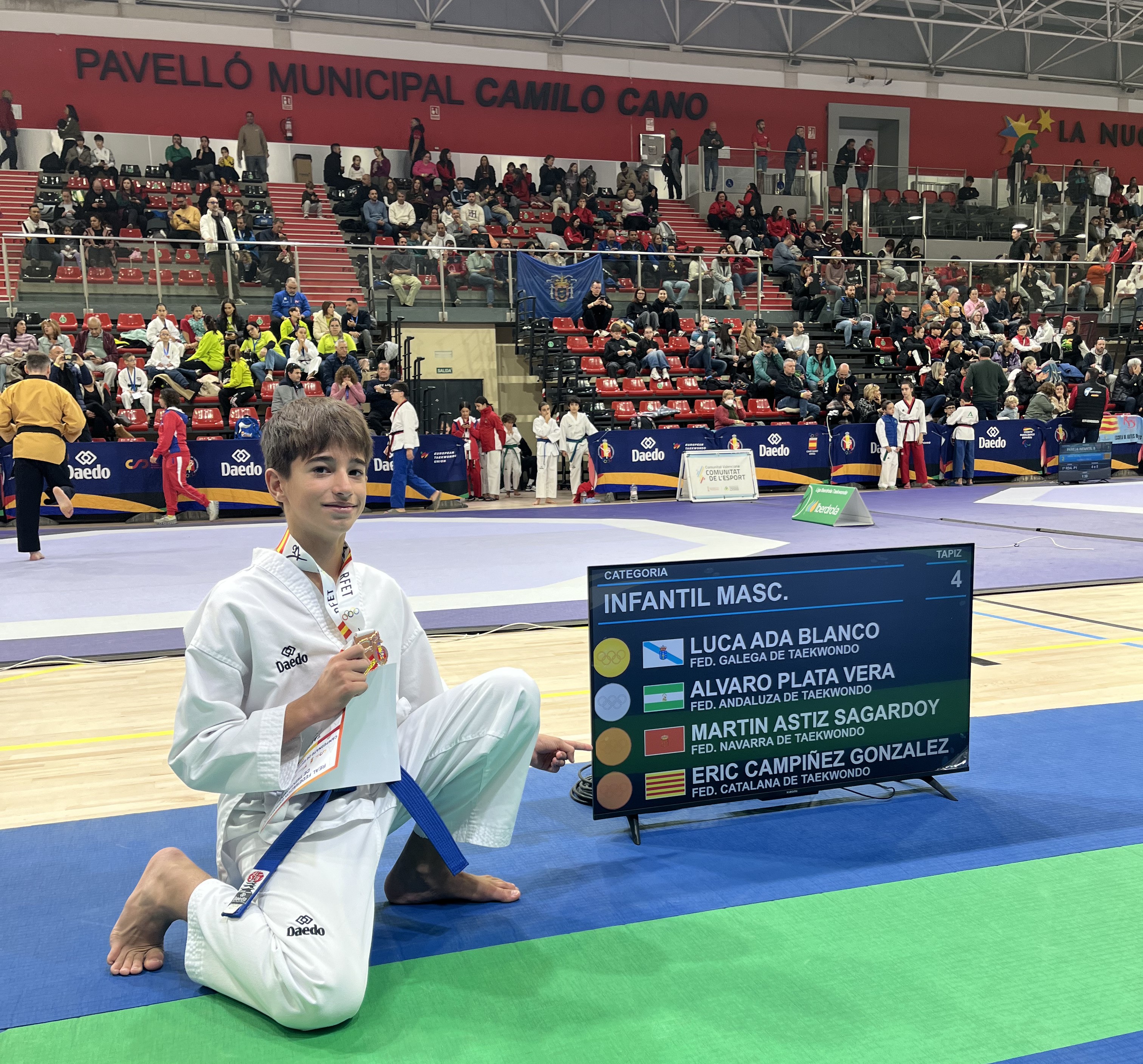 Mart&iacute;n Astiz logra el bronce en el Campeonato de Espa&ntilde;a Poomsae de taekwondo