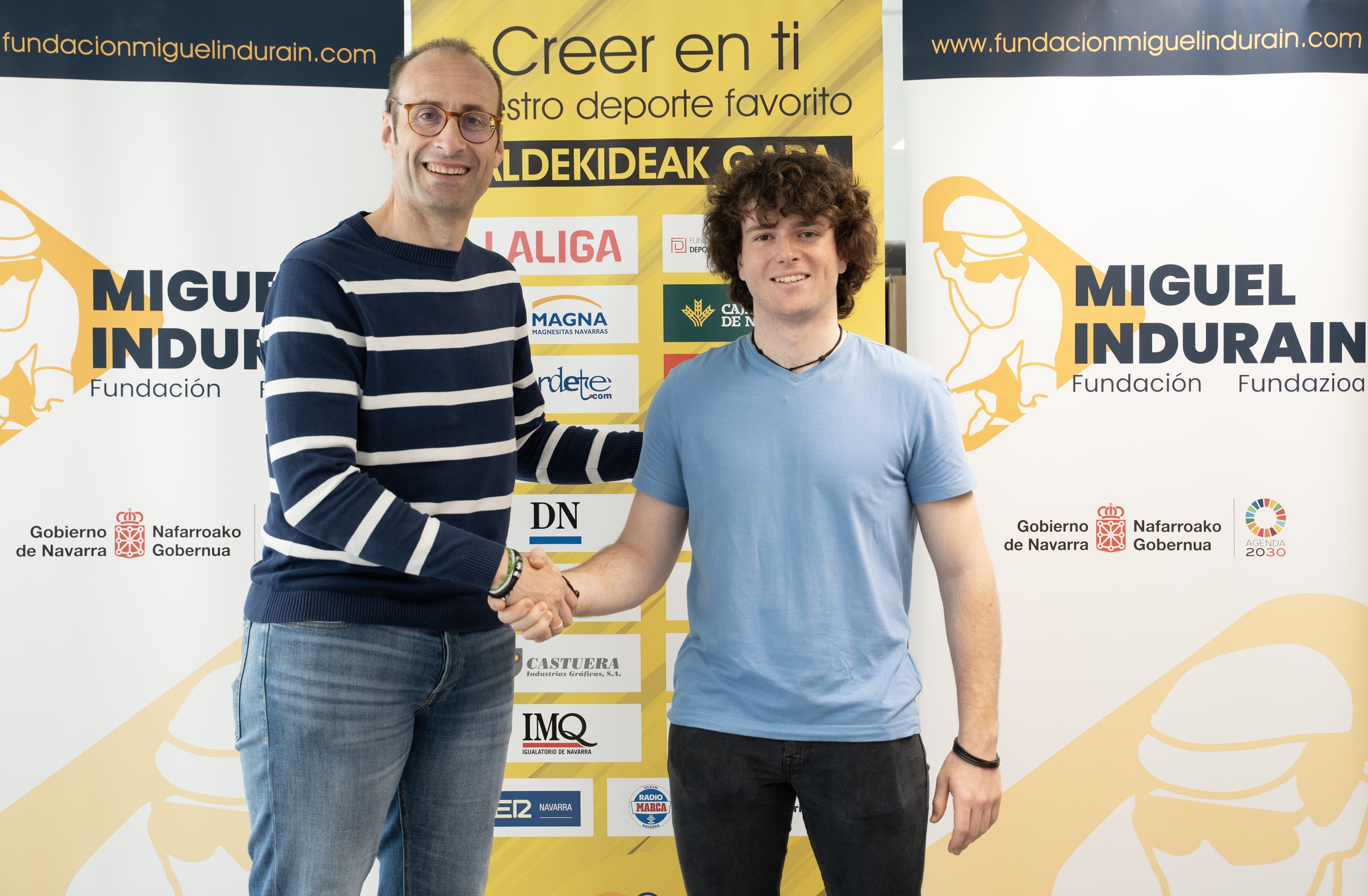 La Fundaci&oacute;n firma sendos acuerdos de patrocinio con los deportistas navarros I&ntilde;aki Montes y Erik Zabala