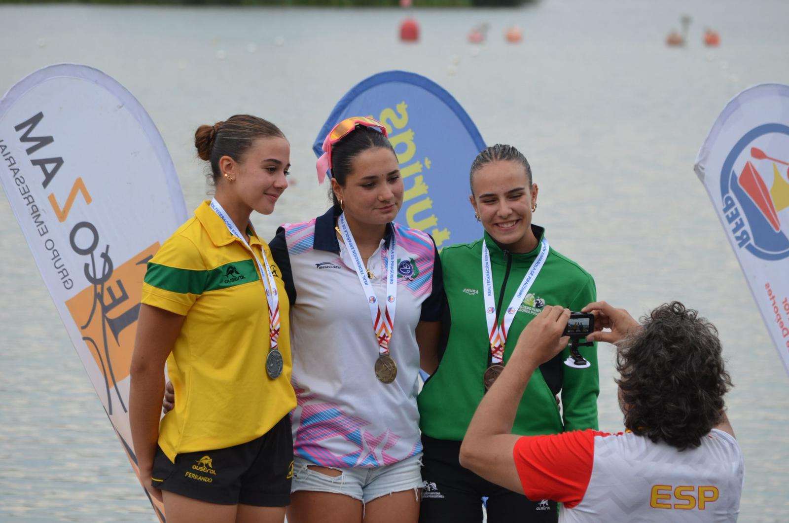 Ain&eacute; Sanmart&iacute;n Ruiz, tercera en el Campeonato de Espa&ntilde;a de Pirag&uuml;ismo Sprint