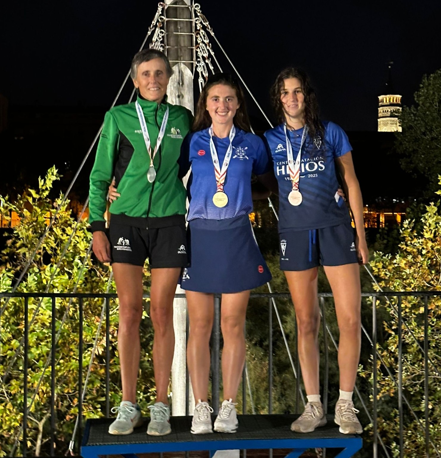 Amaia Osaba, subcampeona de Espa&ntilde;a absoluta de traves&iacute;as en el Ebro