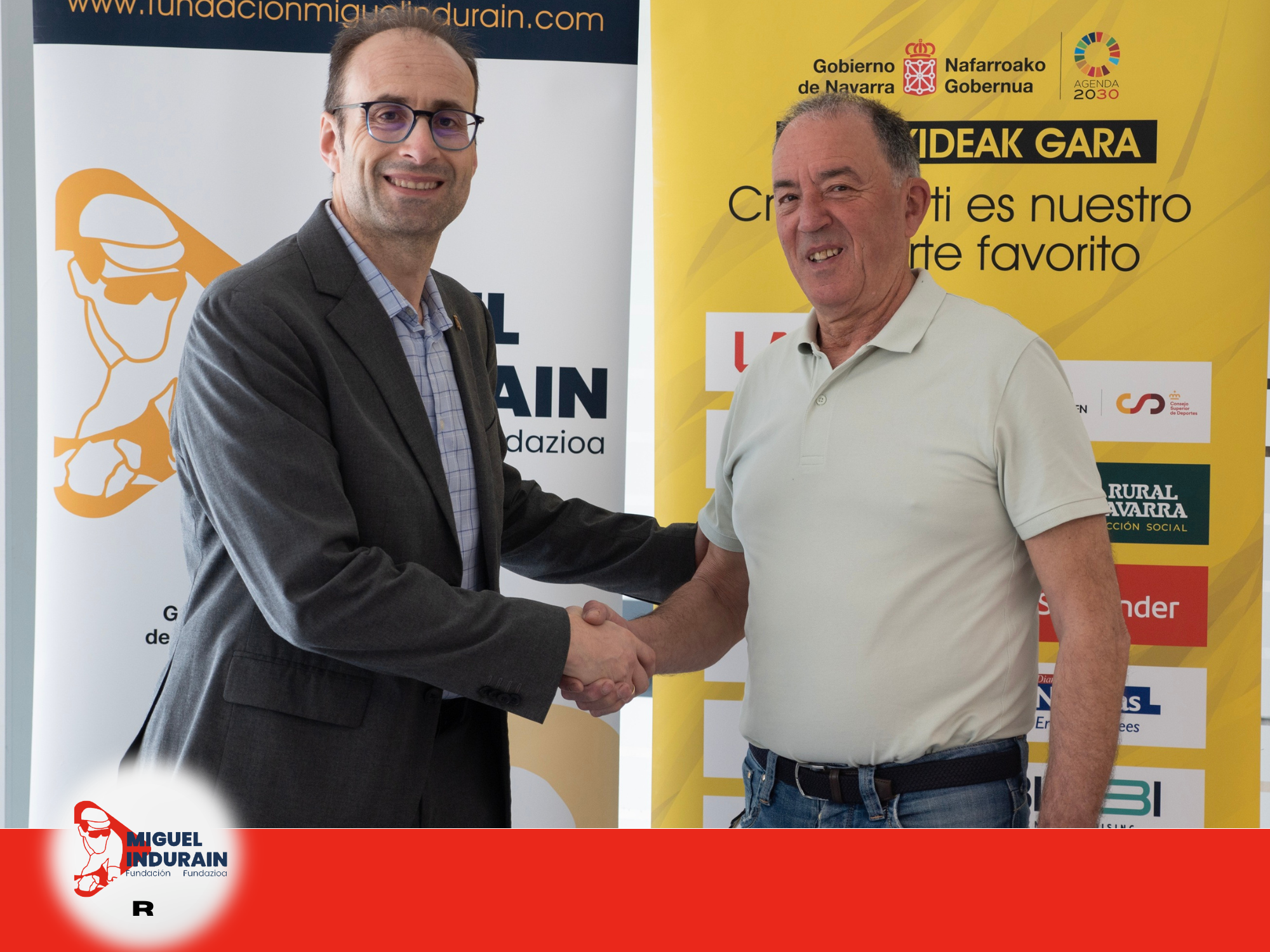 La Fundaci&oacute;n Miguel Indur&aacute;in Fundazioa firma un convenio de colaboraci&oacute;n con el Club Ciclista Ermitaga&ntilde;a