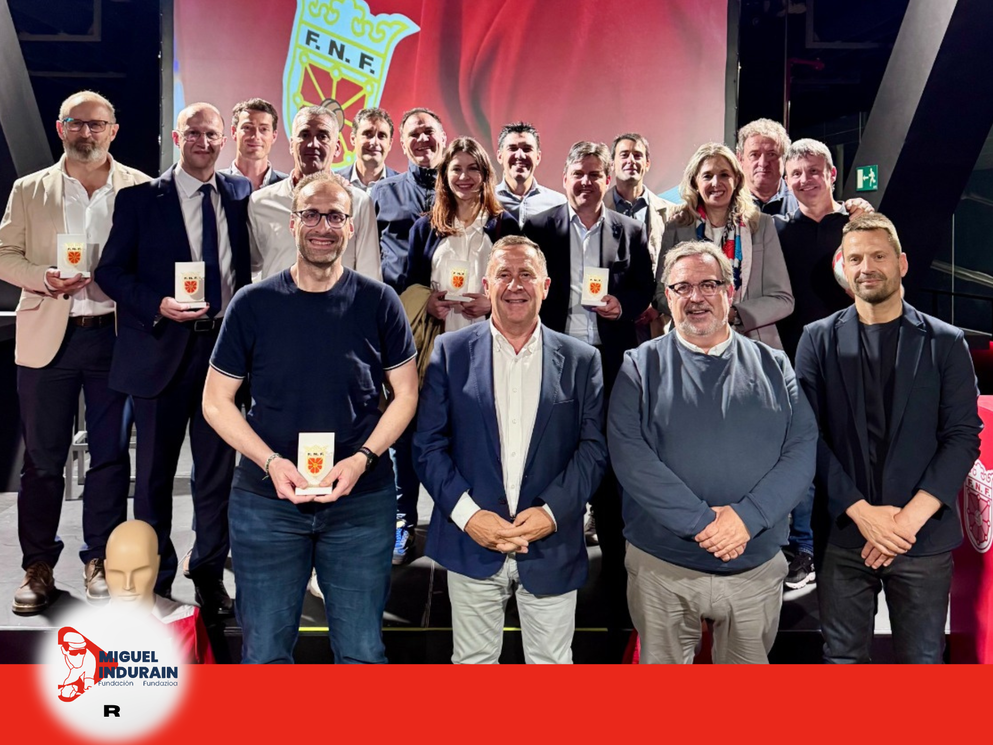 La Fundaci&oacute;n Miguel Indurain, presente en la presentaci&oacute;n del Plan Estrat&eacute;gico 2026-2030 de la Federaci&oacute;n Navarra de F&uacute;tbol