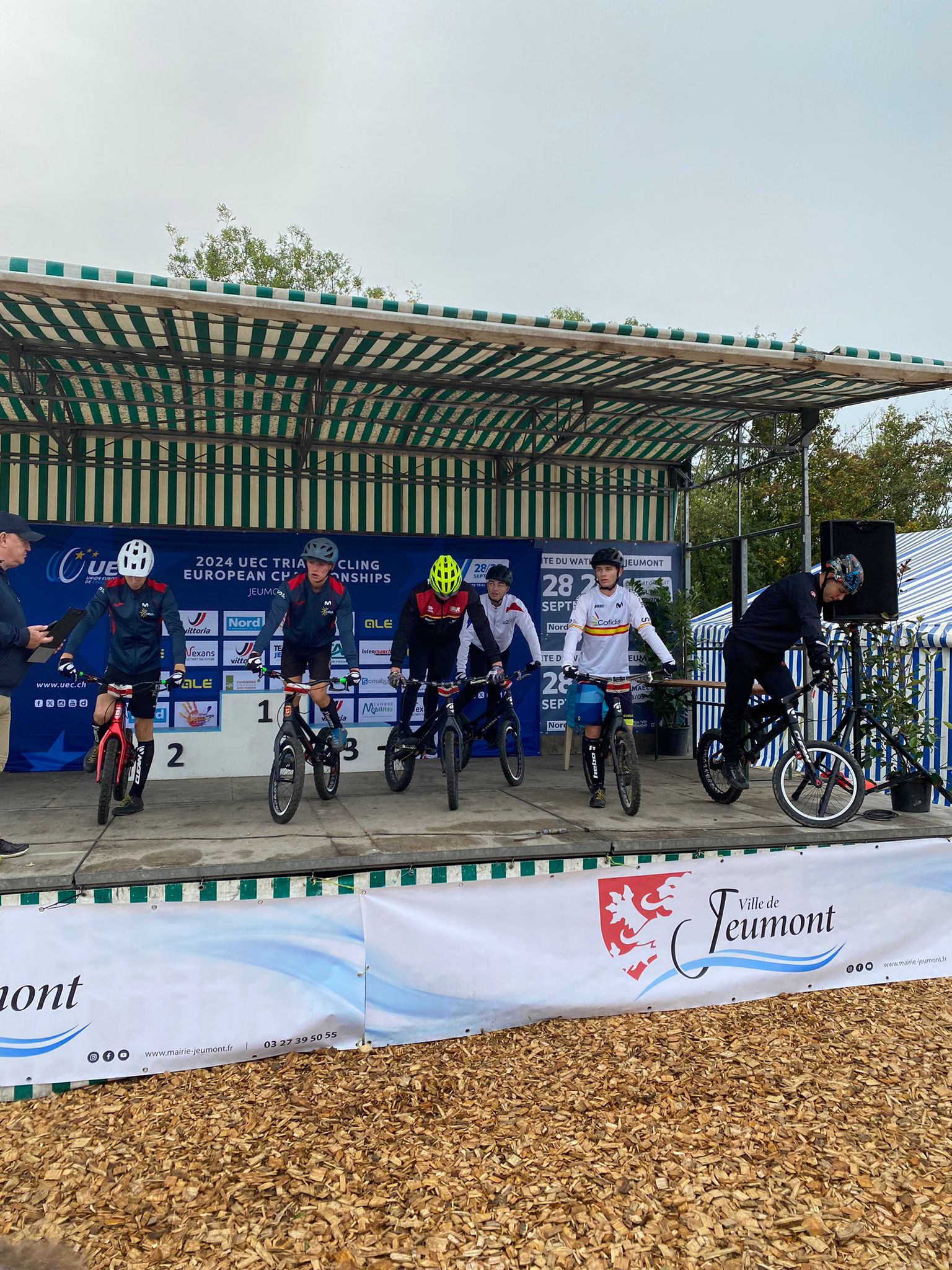 Mikel Azcona, en el Campeonato de Europa de Trialbici 2024 (UEC)