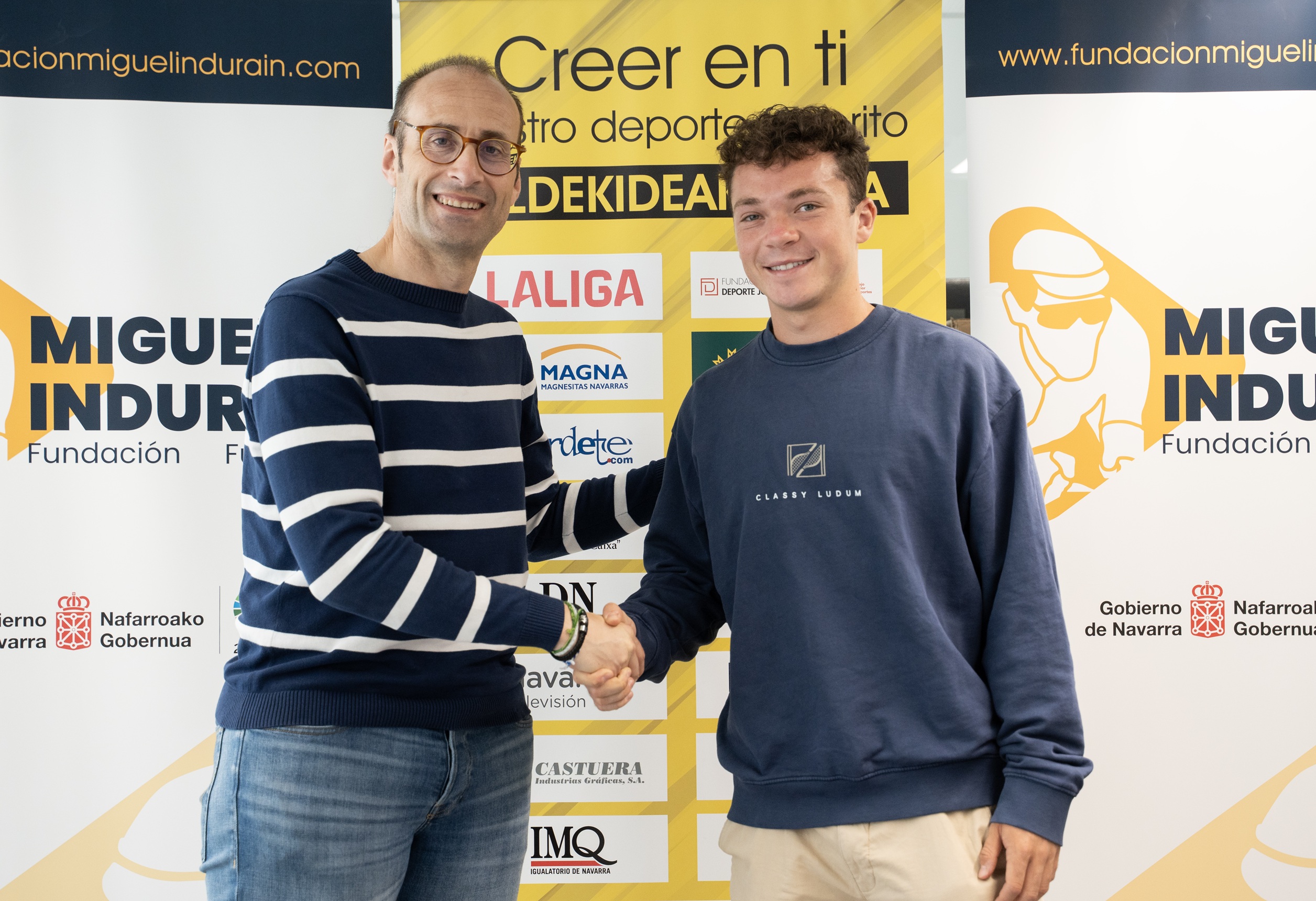 La Fundaci&oacute;n firma sendos acuerdos de patrocinio con los deportistas navarros I&ntilde;aki Montes y Erik Zabala