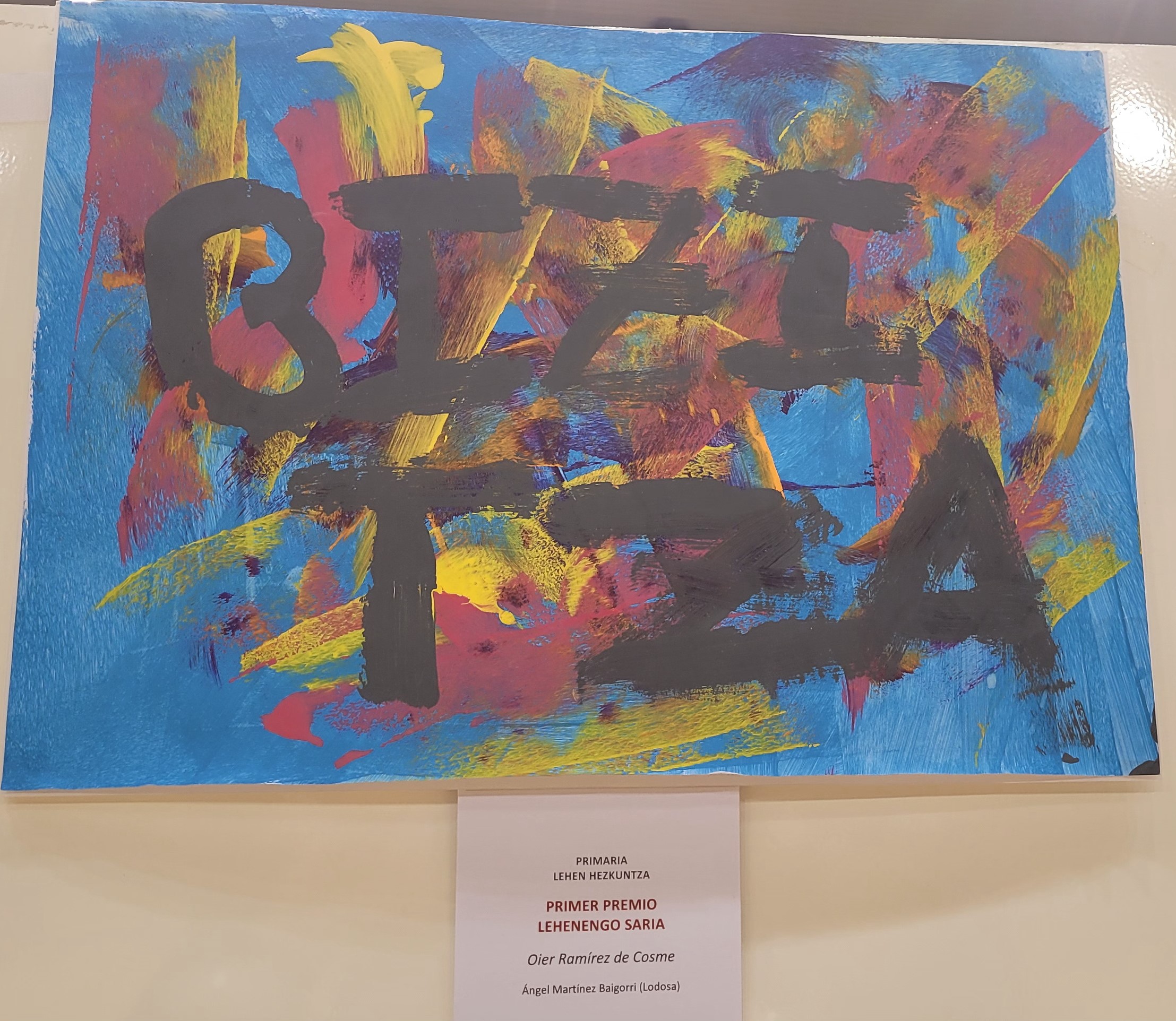 Entrega de galardones del concurso de dibujos 25&ordm; aniversario FMIF