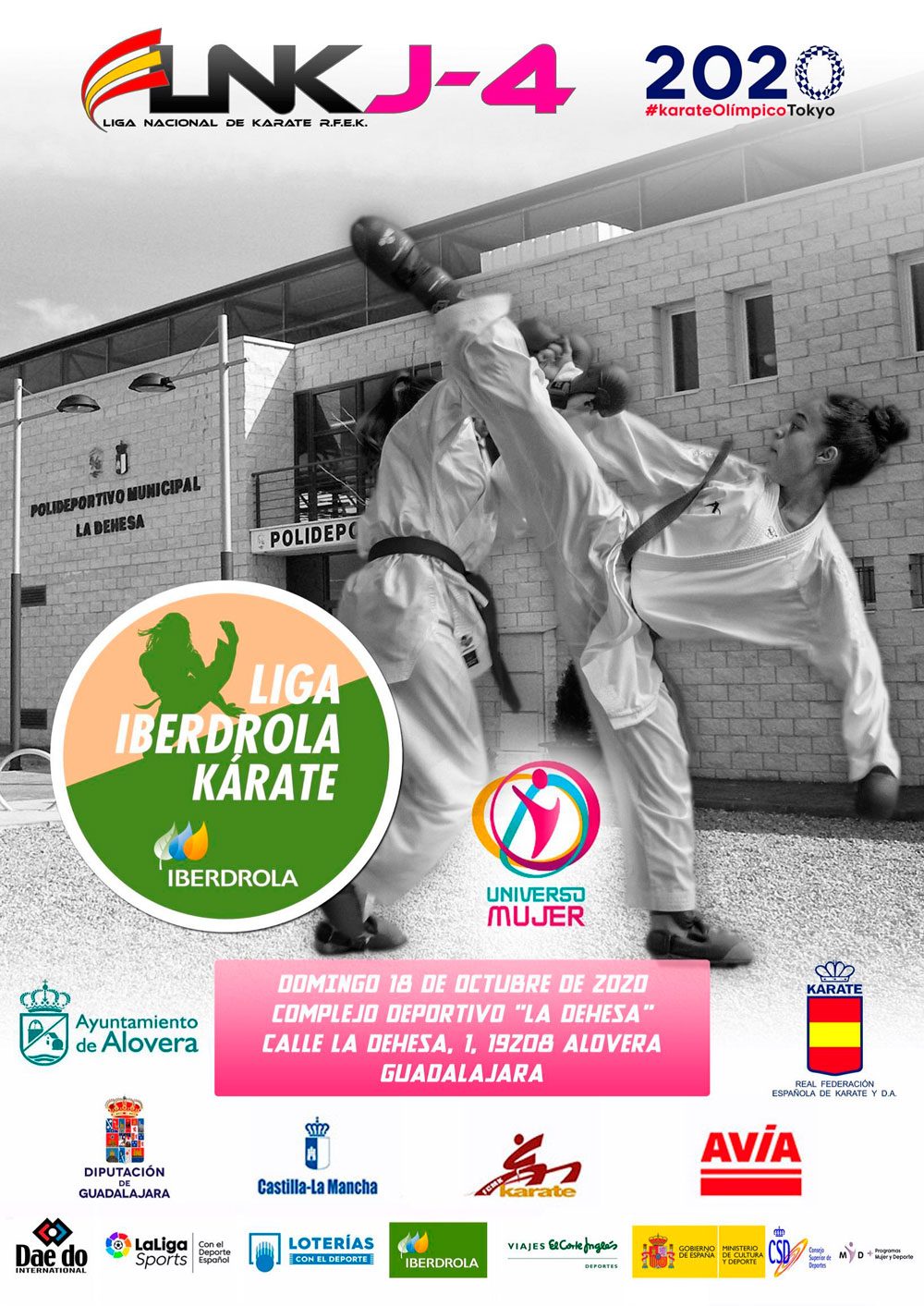 Bronce para Navarra en la jornada de la Liga Nacional de Kárate celebrada en Alovera