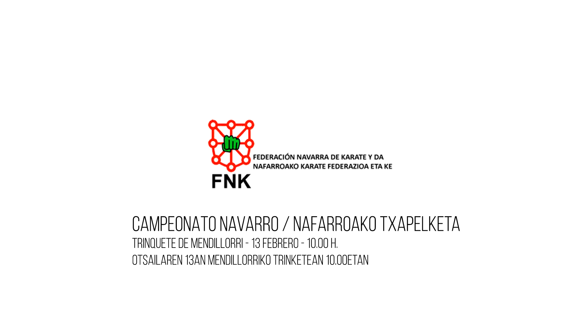 El Campeonato Navarro en streaming