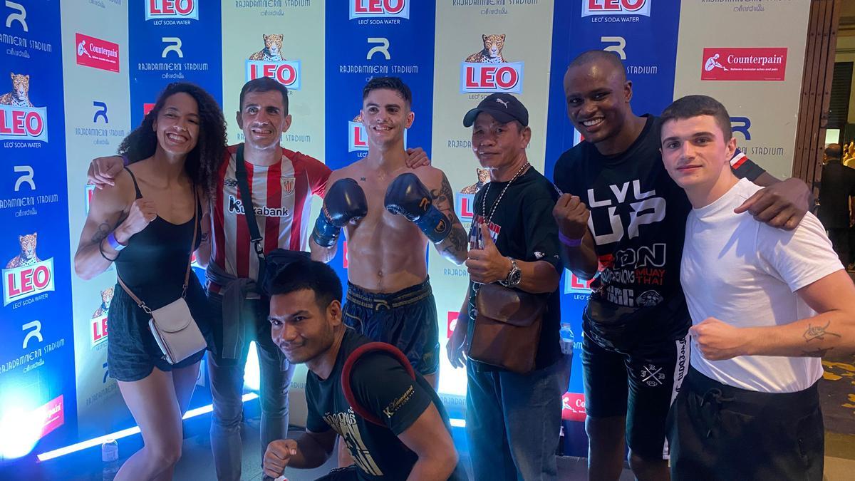 Andr&eacute;s Unzue triunf&oacute; en el Rajadamnern Stadium de Bangkok