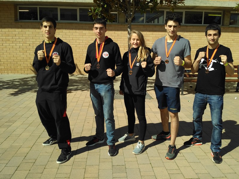 Cinco Medallas para Navarra en el Campeonato de España de Muay Thay