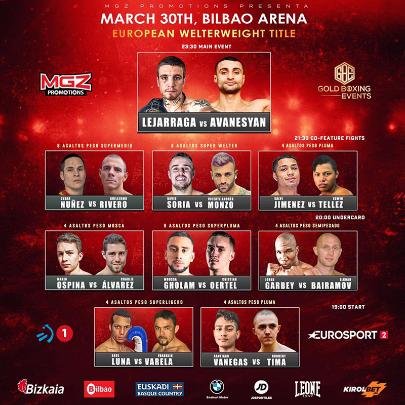 Buen tono de los p&uacute;giles navarros en la velada de Bilbao