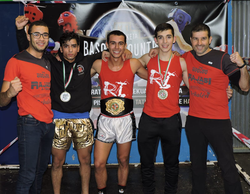 Gran trabajo de los luchadores del Rajasi Team en Escoriaza