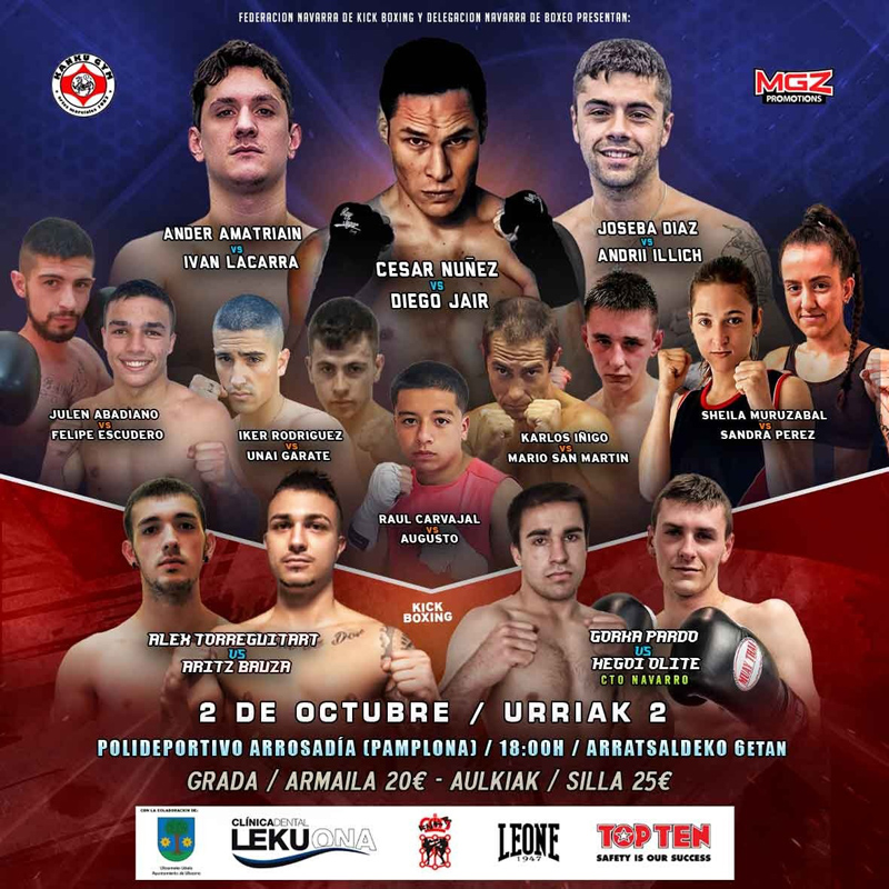 Velada de Boxeo y Kickboxing en Arrosad&iacute;a