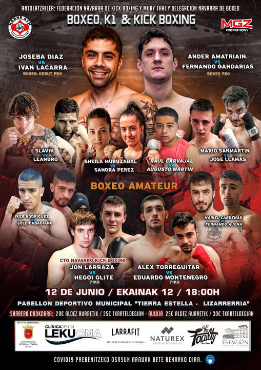Velada de Kickboxing y Boxeo en Estella