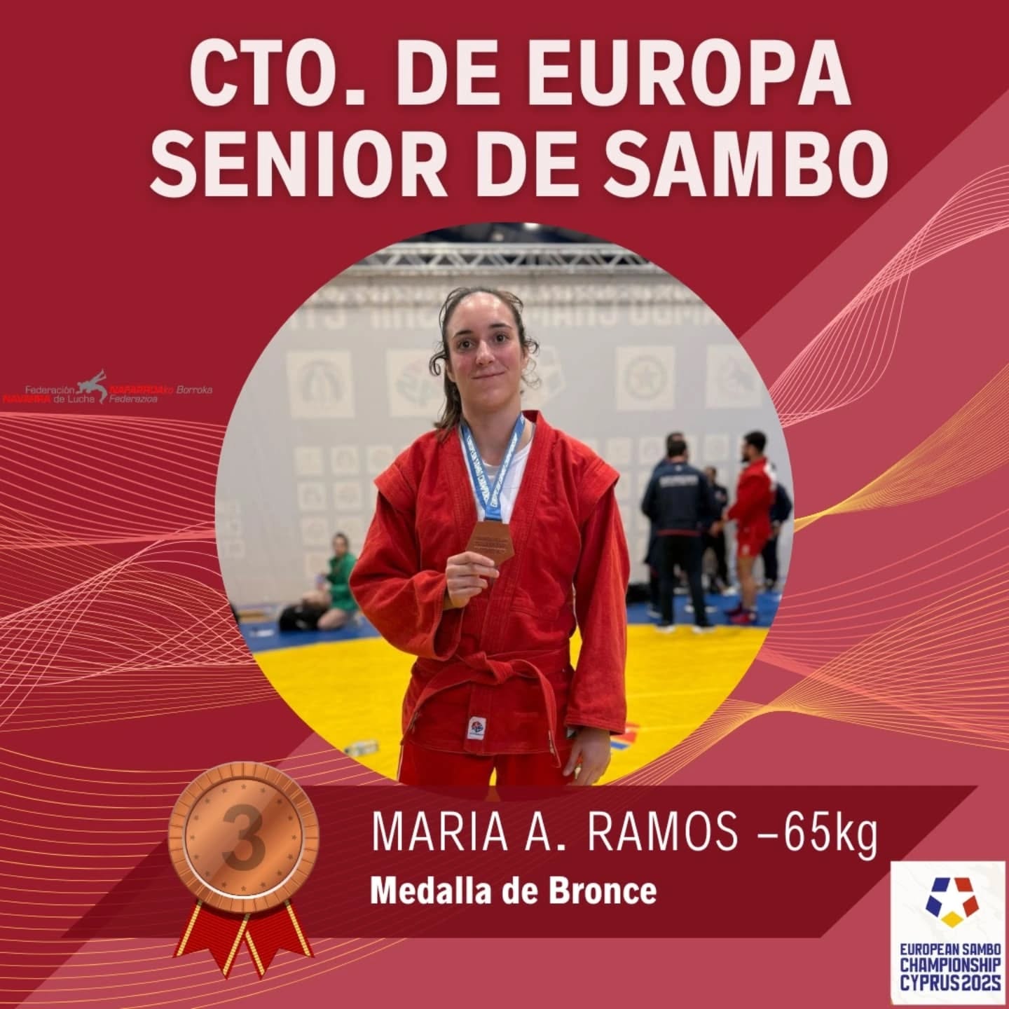 Bronce para Mar&iacute;a Ramos en el Campeonato de Europa de Sambo