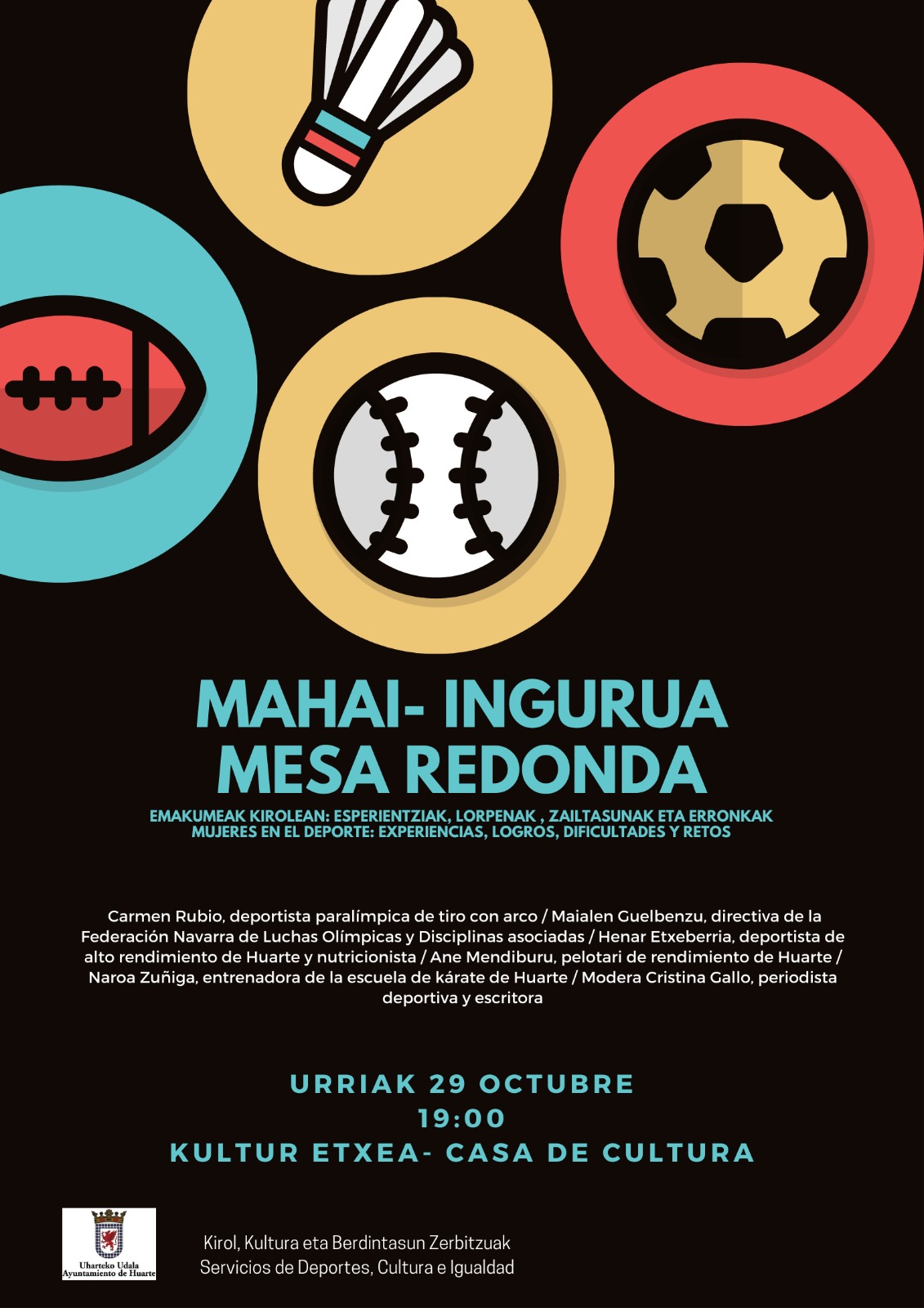 Programa Mujer y Deporte. Maialen Guelbenzu en Huarte