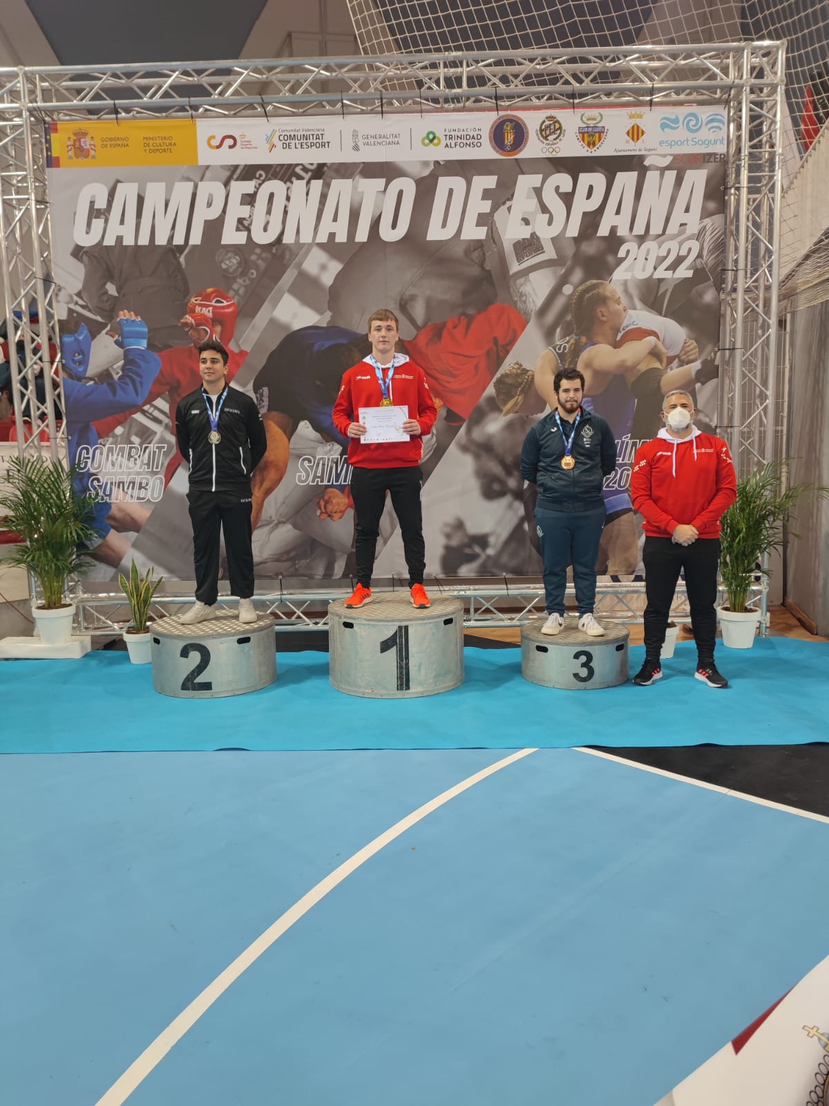 3 Oros y 1 Bronce en el Campeonato de España Sub20 de Luchas Olímpicas