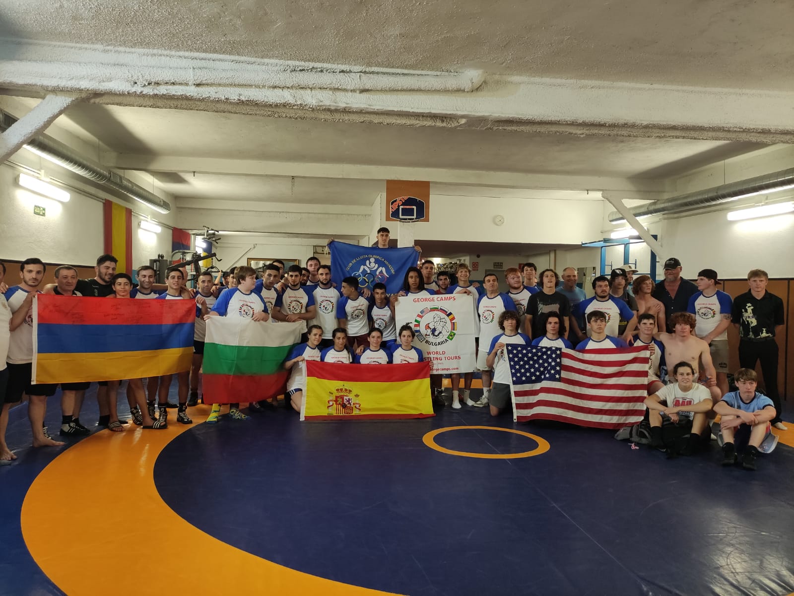 George Camps. Concentración de Luchas Olímpicas.