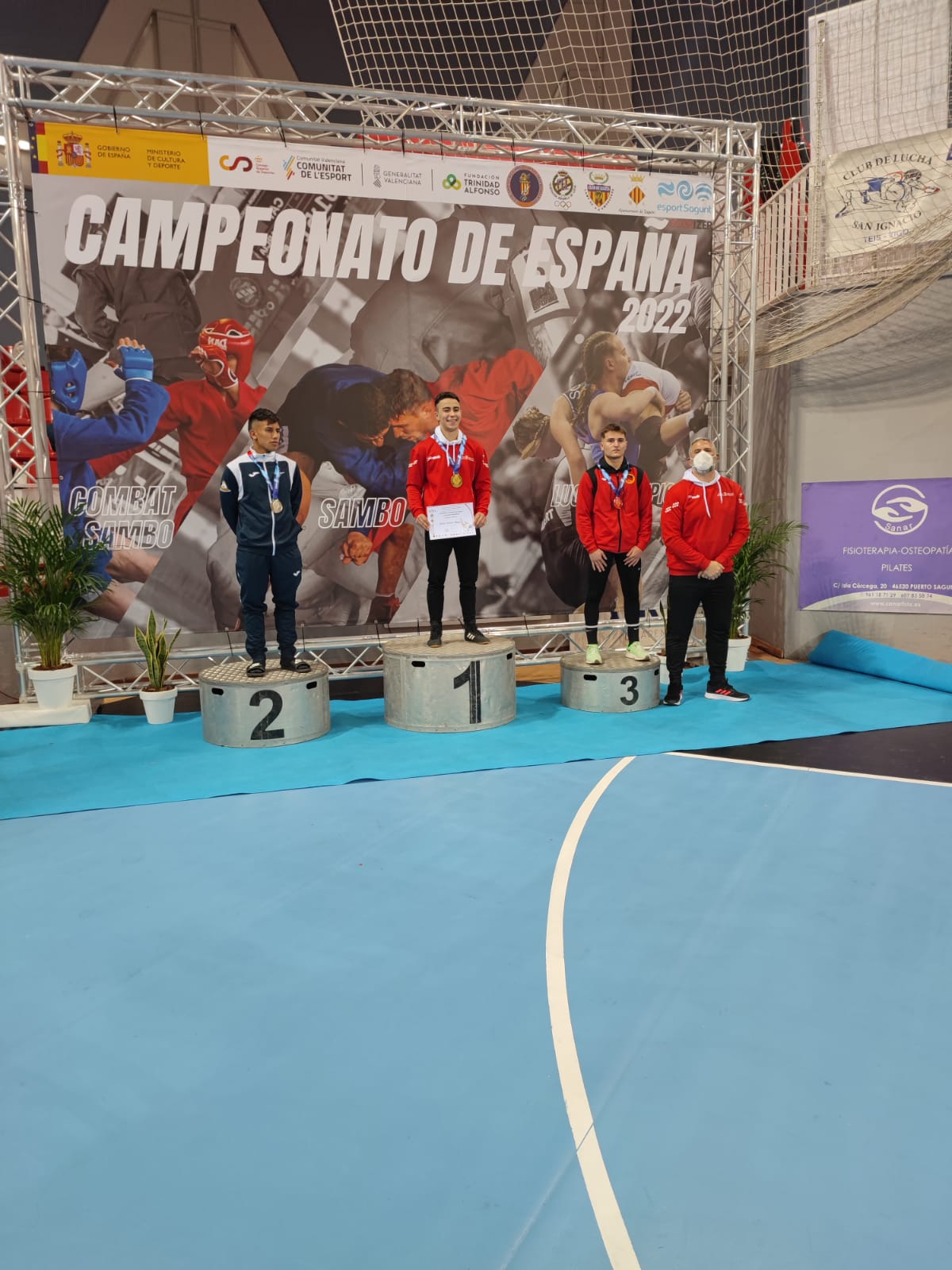 3 Oros y 1 Bronce en el Campeonato de España Sub20 de Luchas Olímpicas