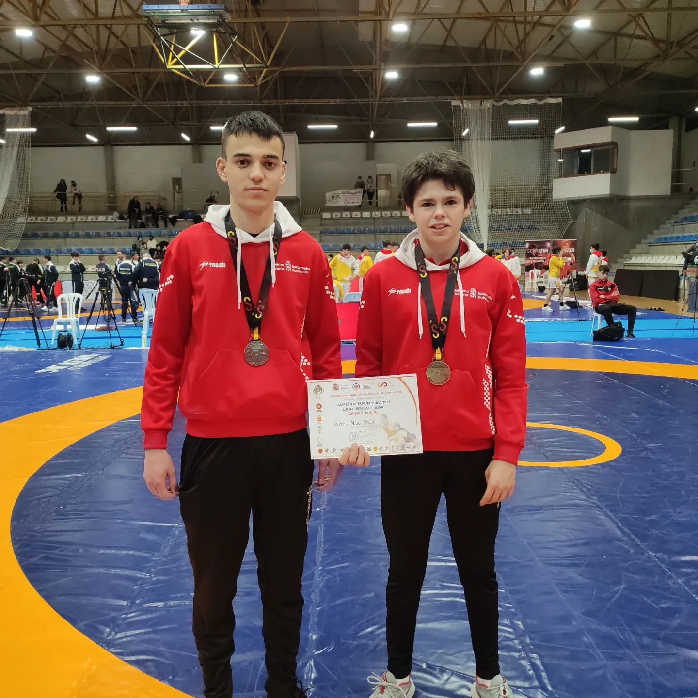 Resultados de los Ctos. de España Sub15 y Sub17 de Luchas Olímpicas