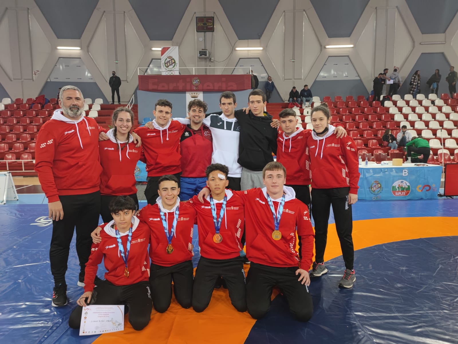 3 Oros y 1 Bronce en el Campeonato de Espa&ntilde;a Sub20 de Luchas Ol&iacute;mpicas