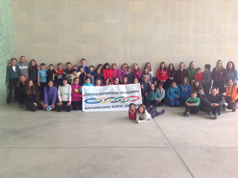 Marcha final de los Juegos Deportivos de Navarra.