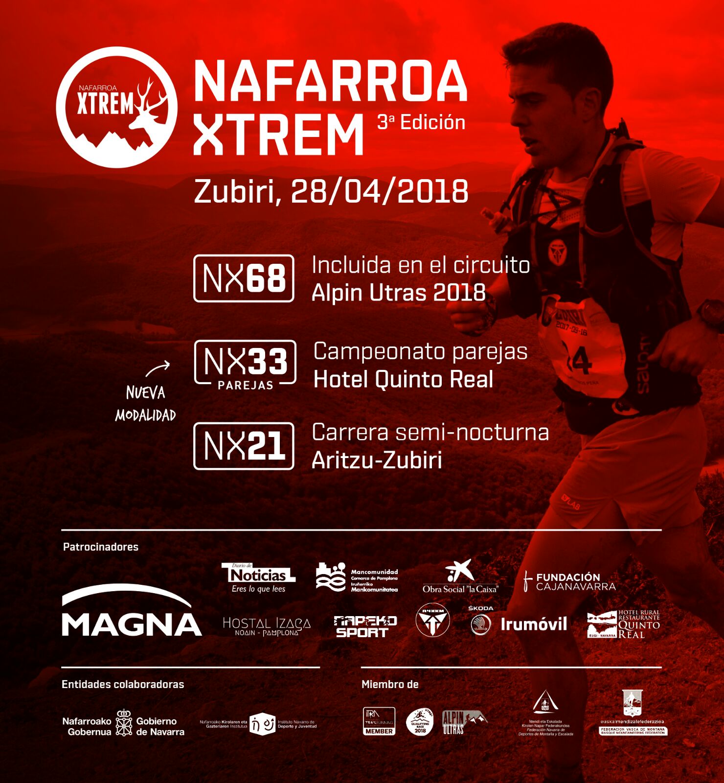 NAFARROA XTREM. CAMPEONATO NAVARRO DE ULTRA (INDIVIDUAL Y DE CLUBES) 2018