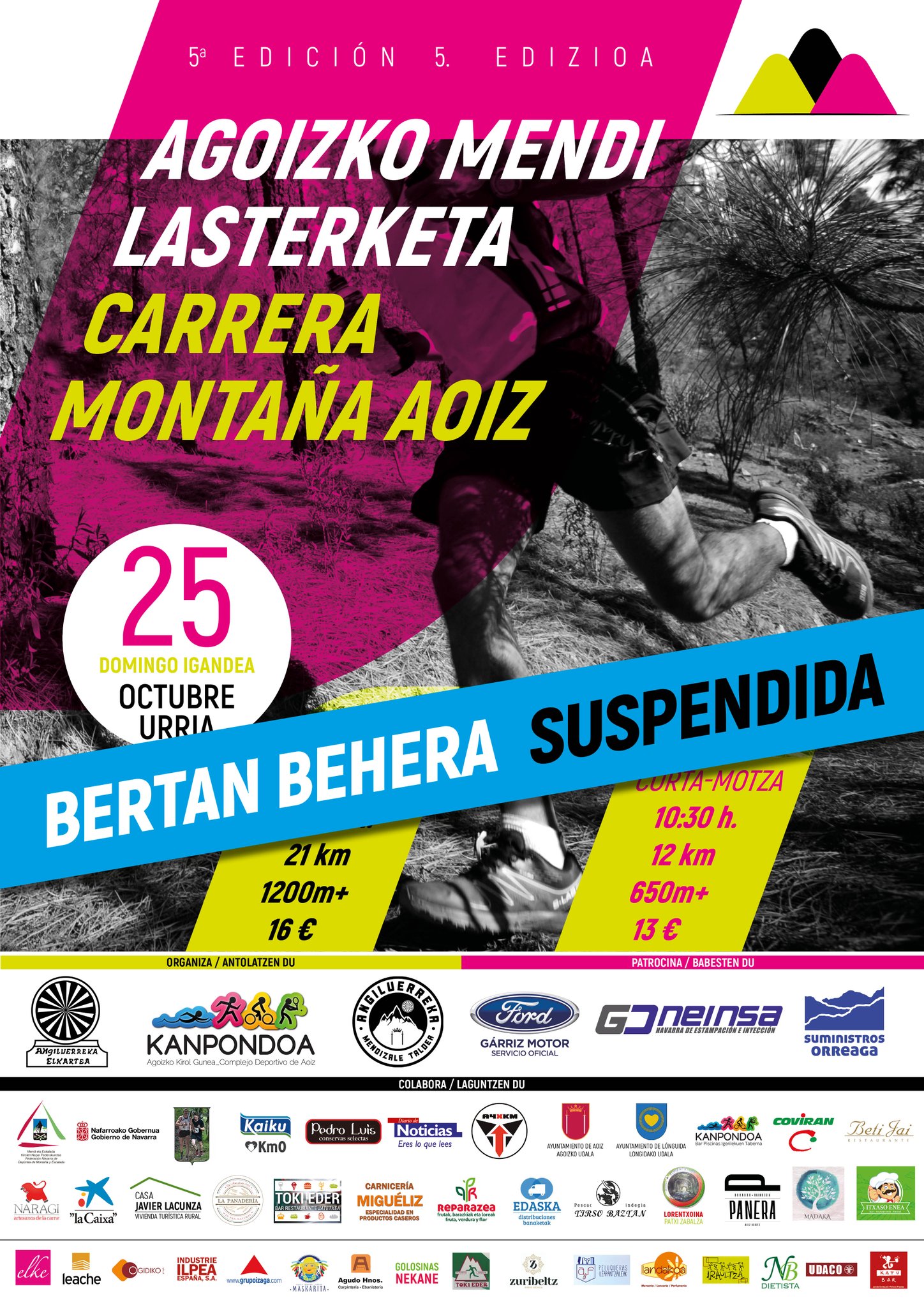 SUSPENDIDA CARRERA MONTA&Ntilde;A AOIZ