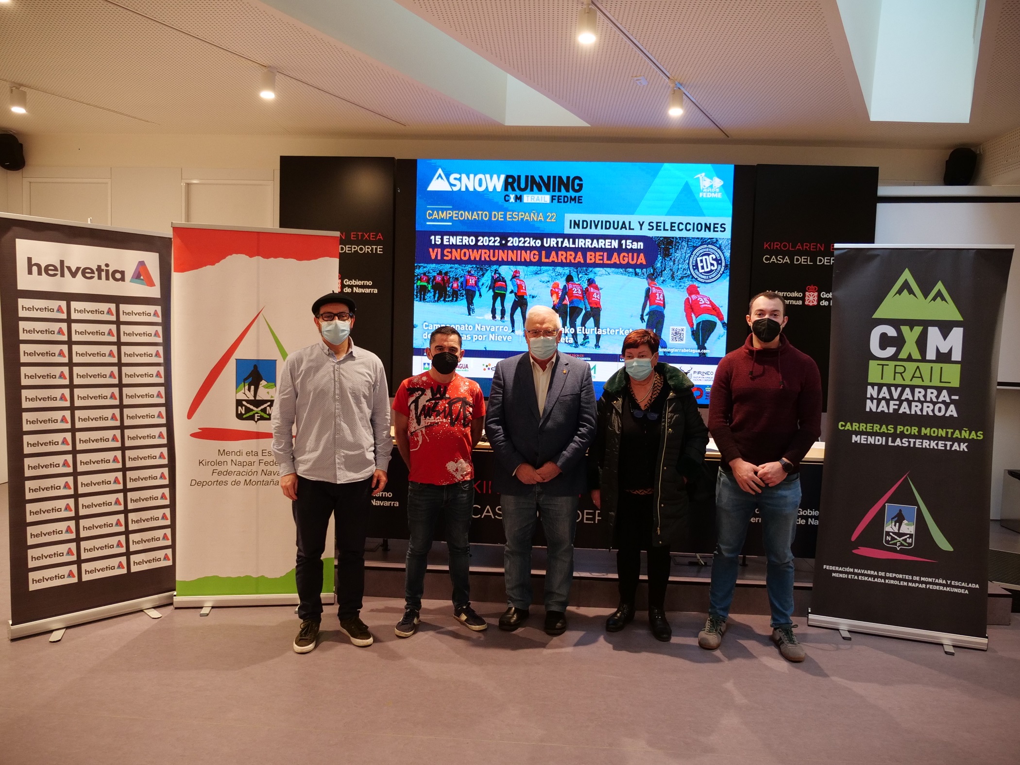 PRESENTACI&Oacute;N DE LA VI SNOWRUNNING LARRA-BELAGUA - CAMPEONATO DE ESPA&Ntilde;A