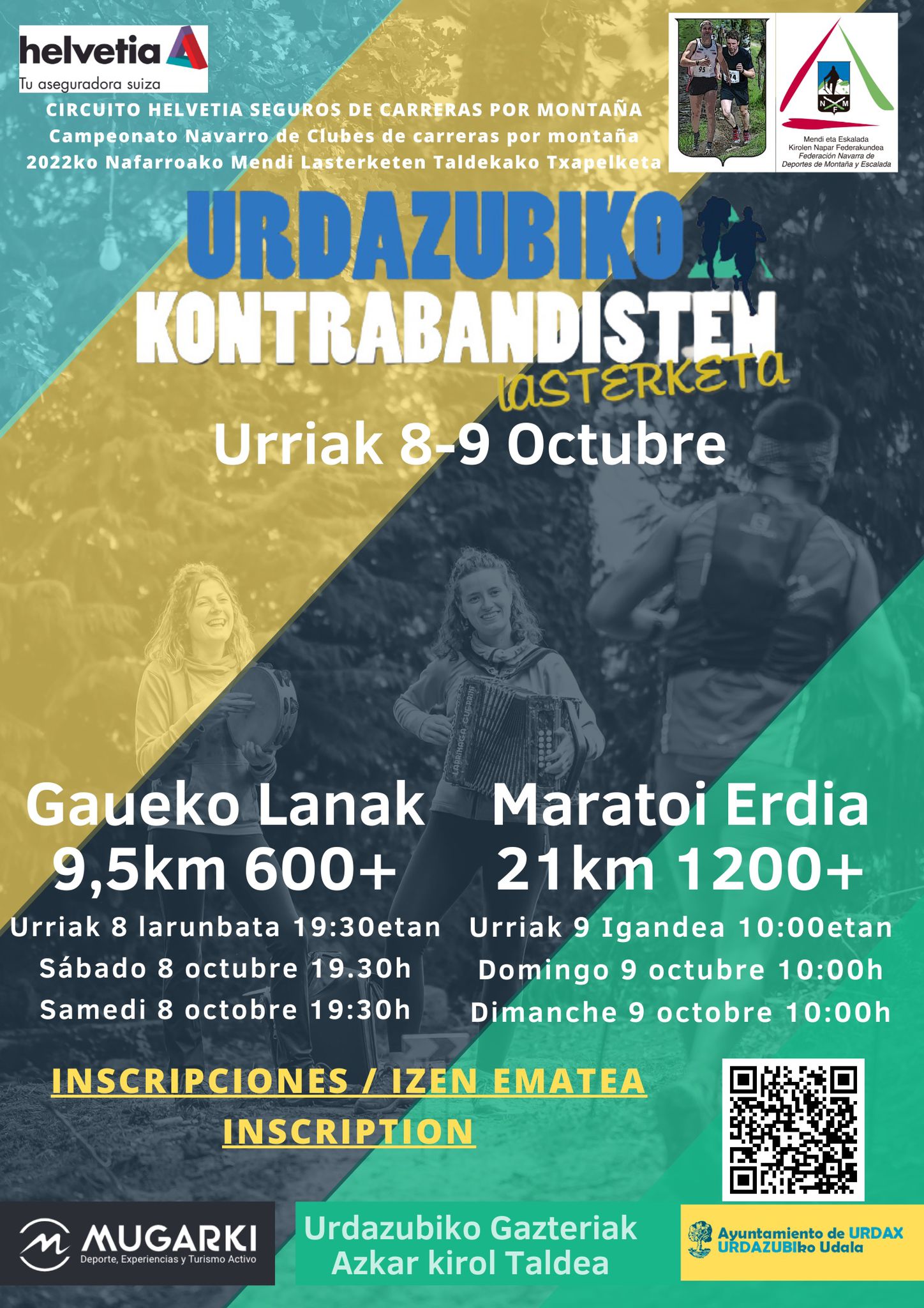 INSCRIPCI&Oacute;N CLUBES CAMPEONATO NAVARRO POR CLUBES DE CARRERAS POR MONTA&Ntilde;A