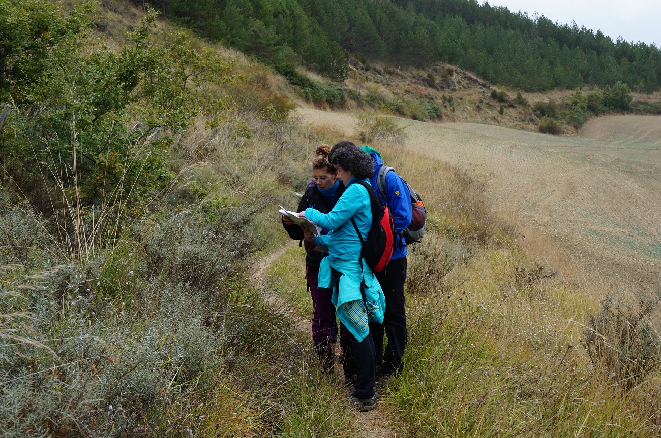 CELEBRADO CURSO DE ORIENTACIÓN CON MAPA Y BRÚJULA