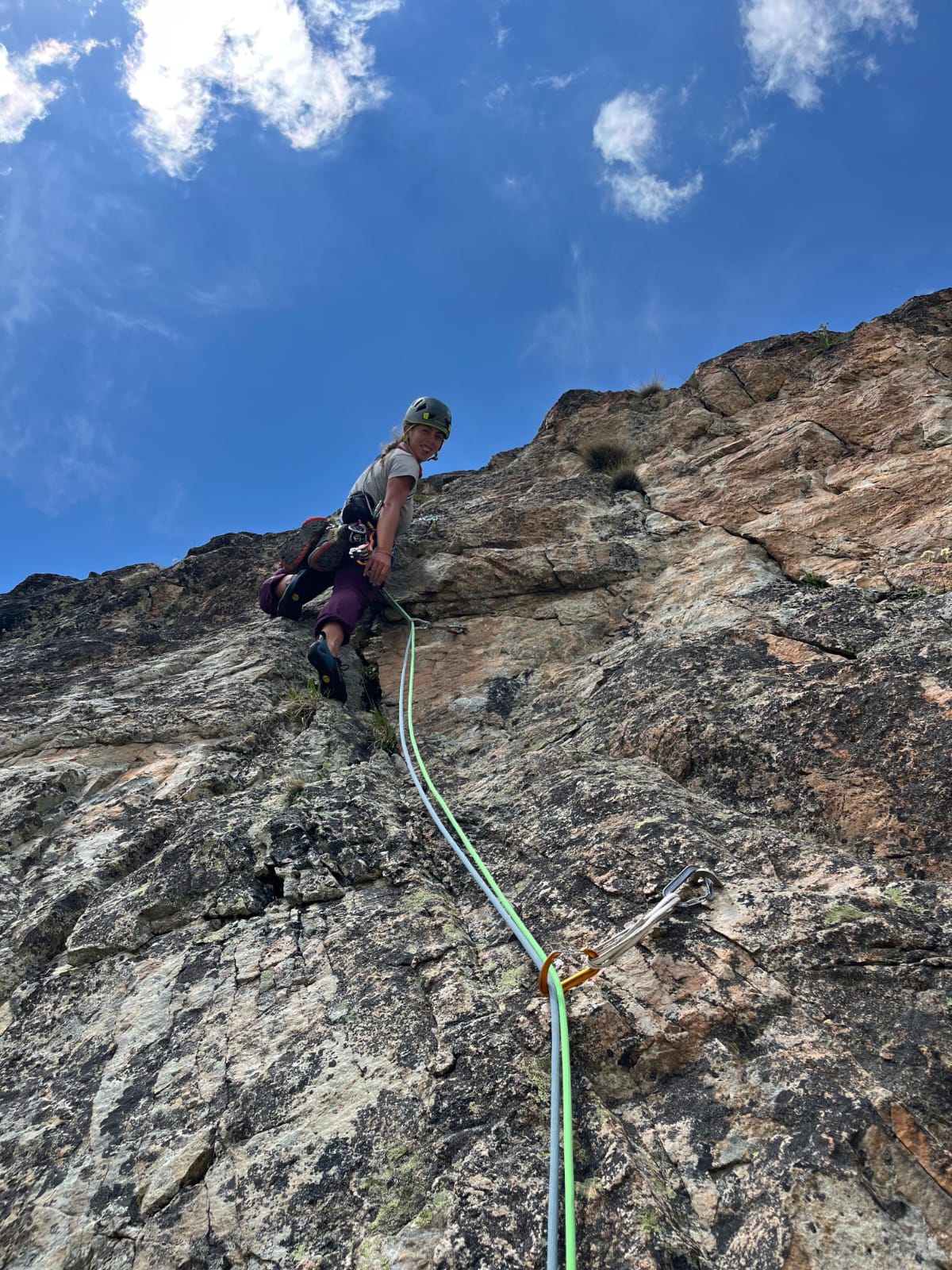 SOBRESALIENTE ACTIVIDAD DEL EQUIPO DE ALPINISMO EN LA CONCENTRACIÓN DE ALPES