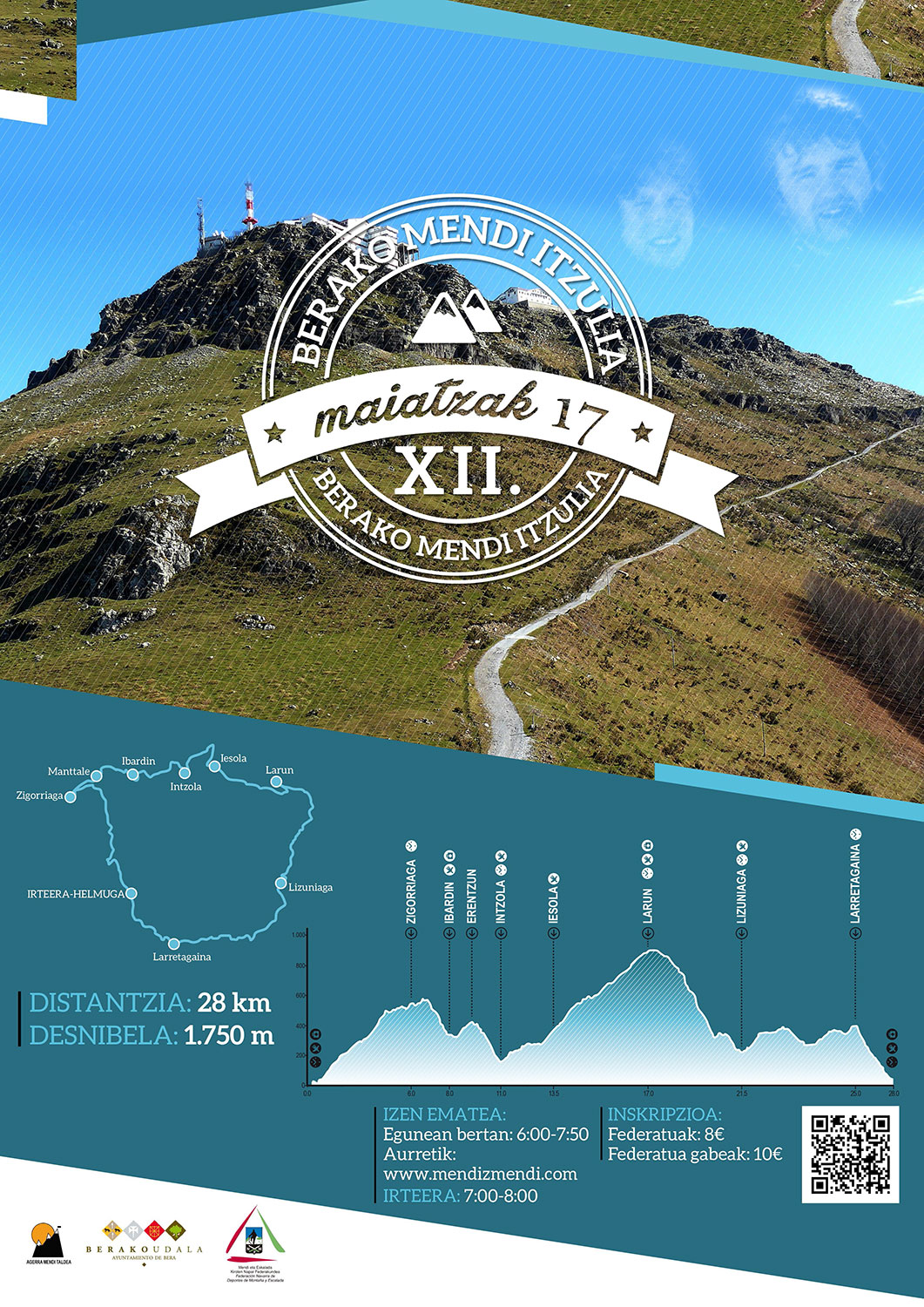 BERAKO XII ITZULIA,  Datorren maiatzaren 17an // El pr&oacute;ximo 17 de mayo .