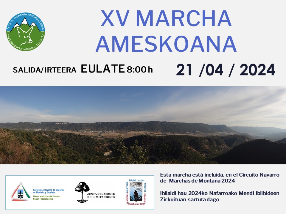 XV MARCHA AMESCOANA