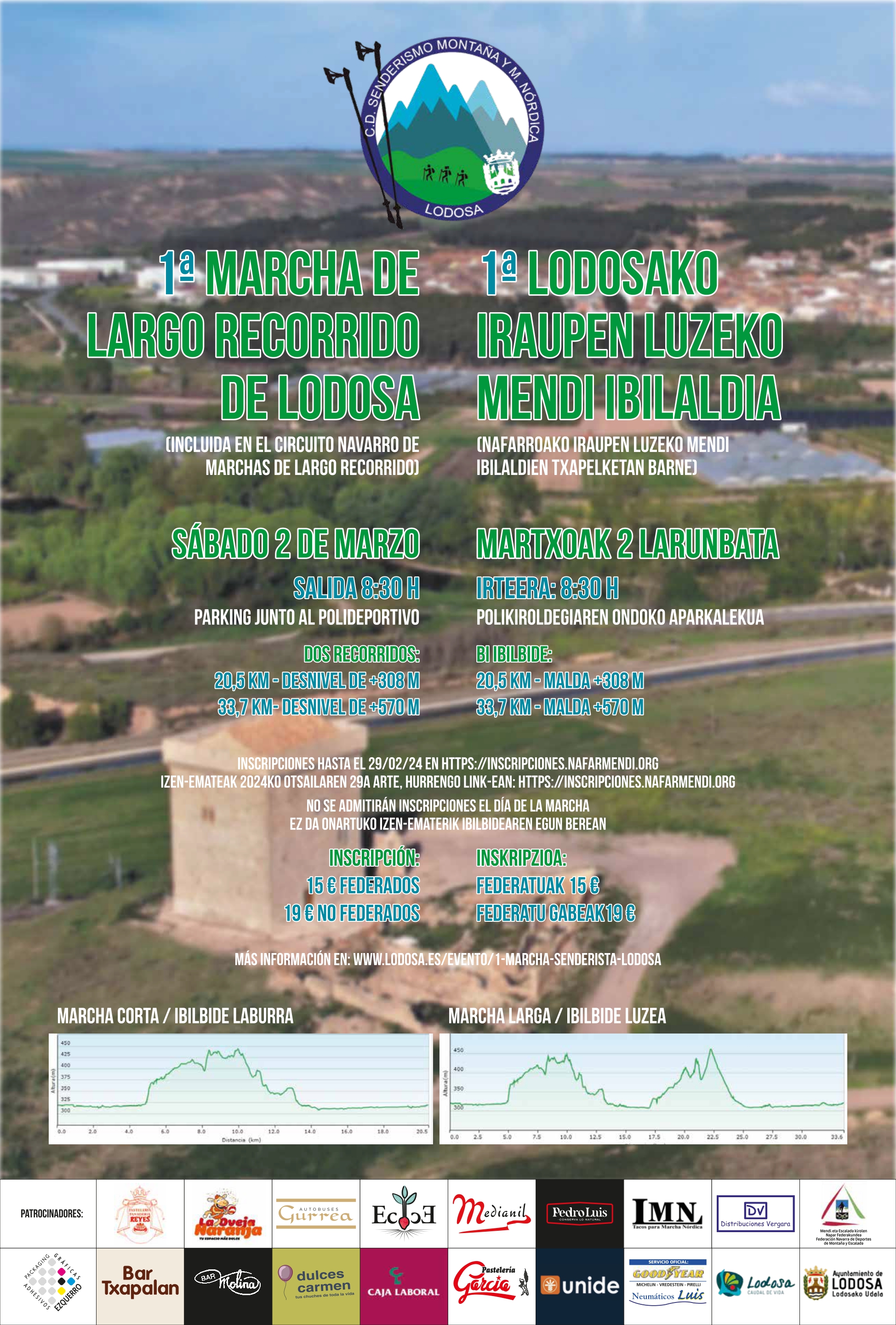 1&ordf; MARCHA SENDERISTA LODOSA