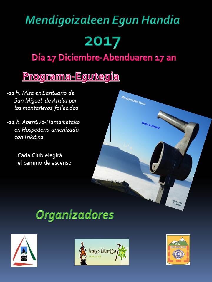 MENDIGOIZALEEN EGUN HANDIA