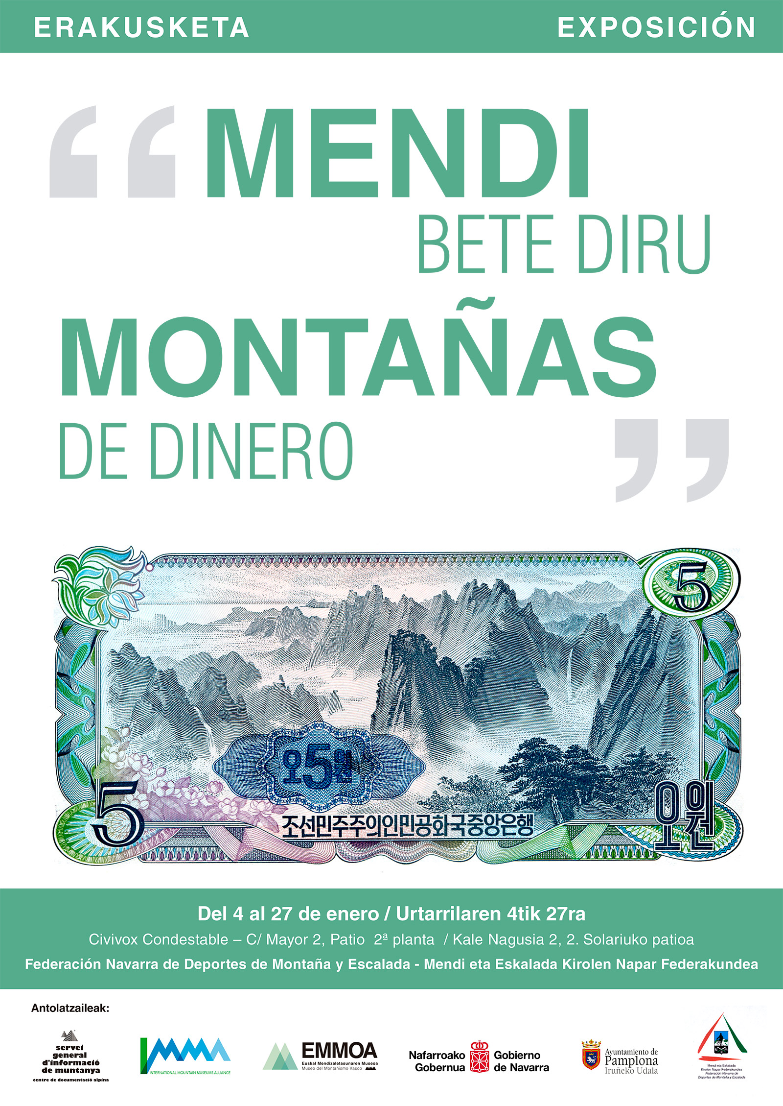 EXPOSICI&Oacute;N MONTA&Ntilde;AS DE DINERO