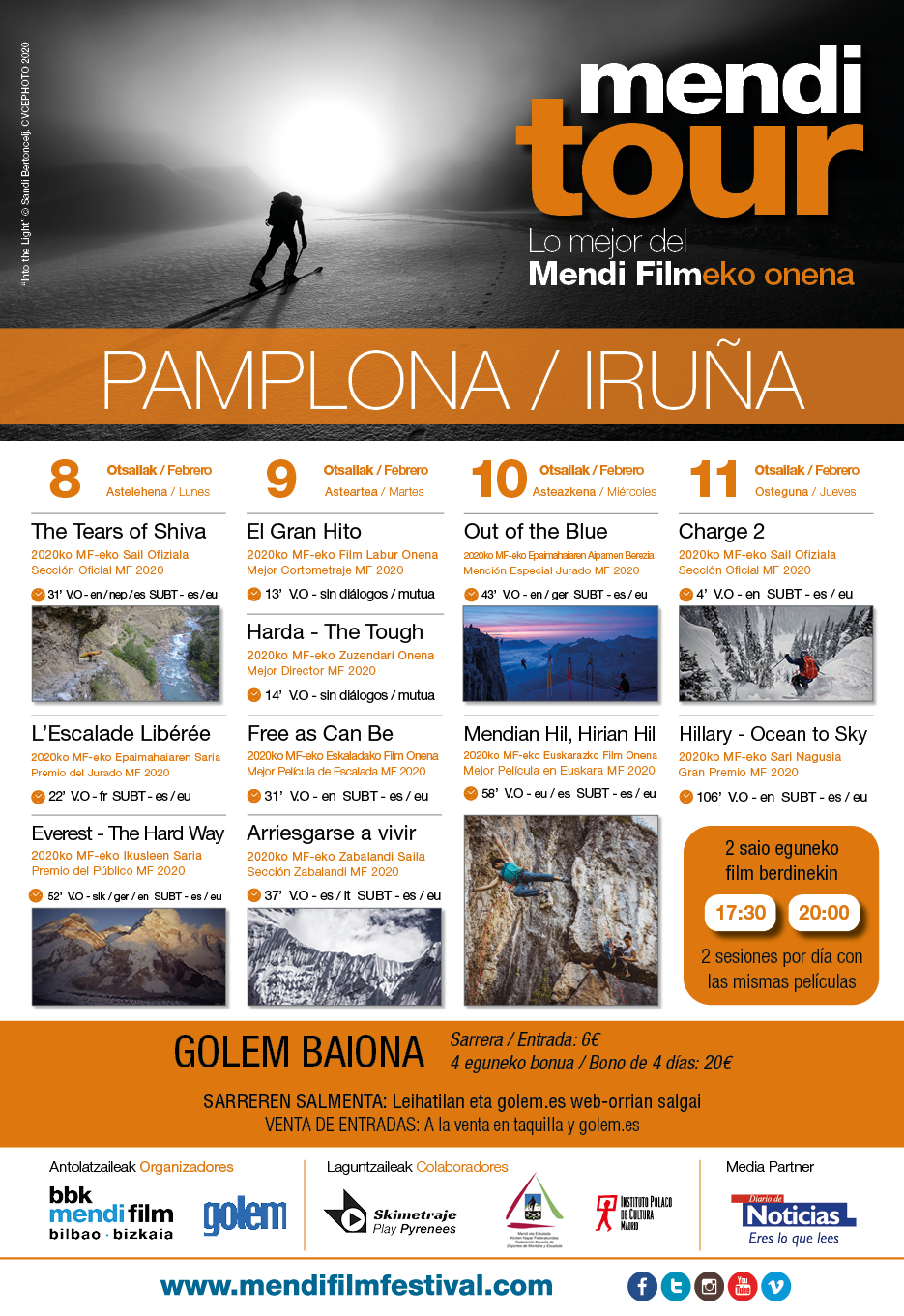MENDI FILM FESTIVAL EN PAMPLONA