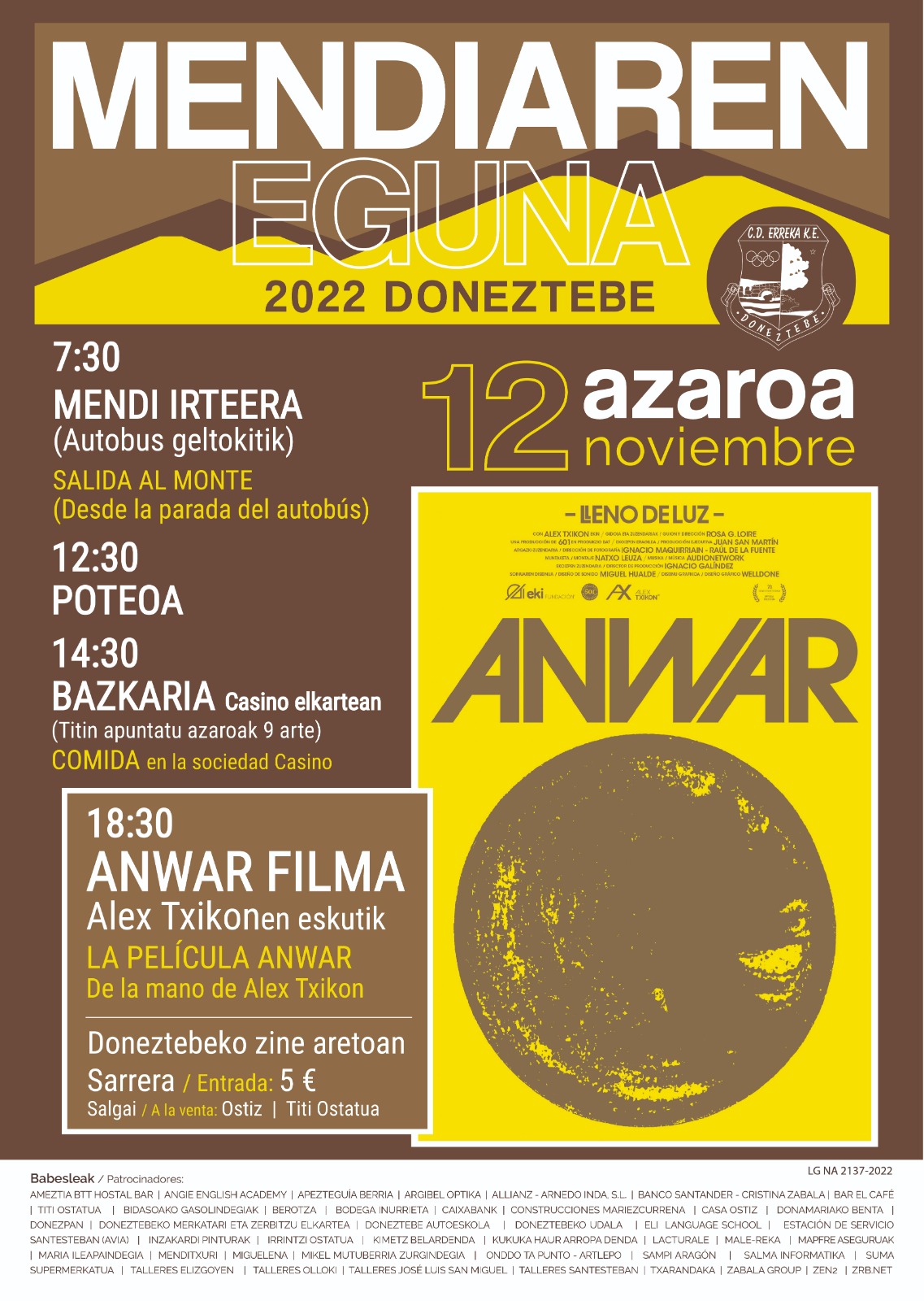 D&Iacute;A DE LA MONTA&Ntilde;A ERREKA