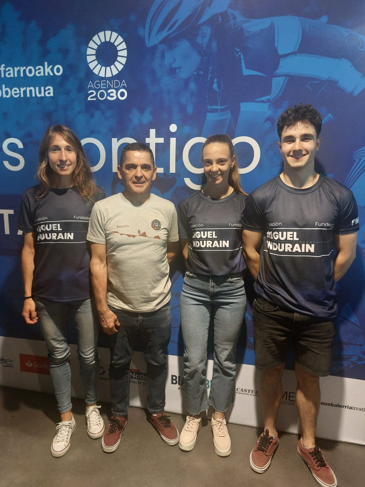 NAIARA IRIGOYEN, LEIRE RUIZ DE ARGANDO&Ntilde;A Y UNAX UTERGA BECADOS POR LA FUNDACI&Oacute;N MIGUEL INDURAIN FUNDAZIOA