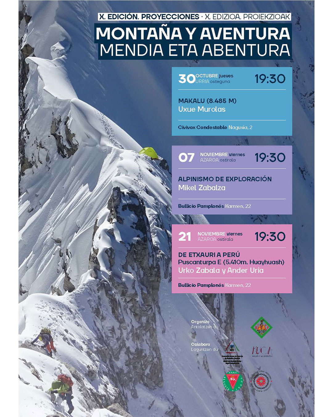 PROYECCIONES MONTAÑA Y AVENTURA