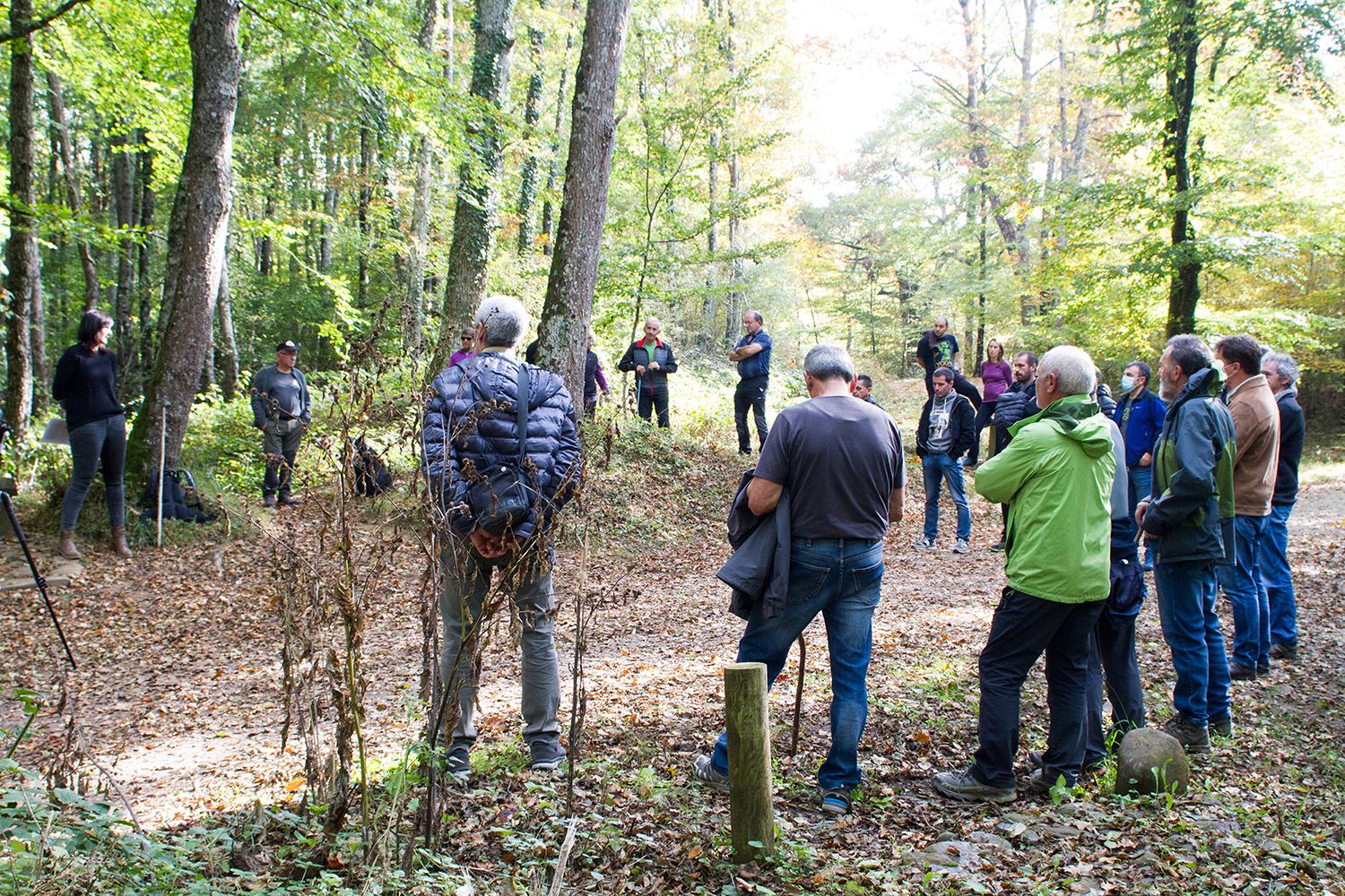 Presentado el GR323 Calzada de Bernoa, una calzada de origen medieval de los arrieros de Sakana