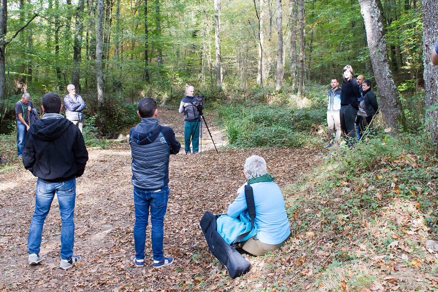 Presentado el GR323 Calzada de Bernoa, una calzada de origen medieval de los arrieros de Sakana