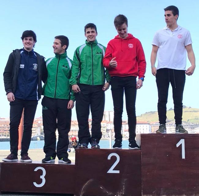 Nueve podios navarros en el Campeonato de Guip&uacute;zcoa de Invierno