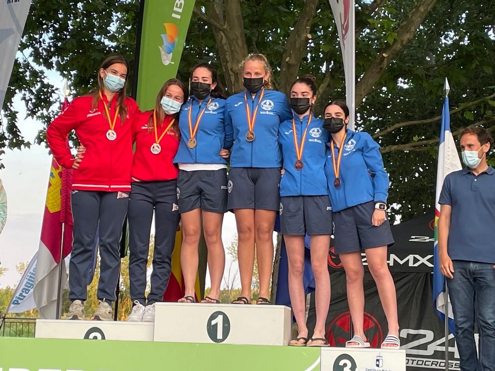 Buenos resultados de los palistas navarros en el Campeonato de España de Media Maratón