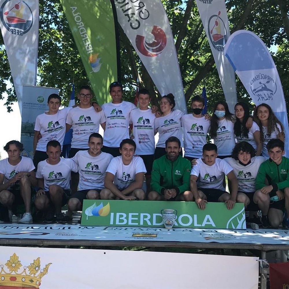 Buenos resultados de los palistas navarros en el Campeonato de España de Media Maratón