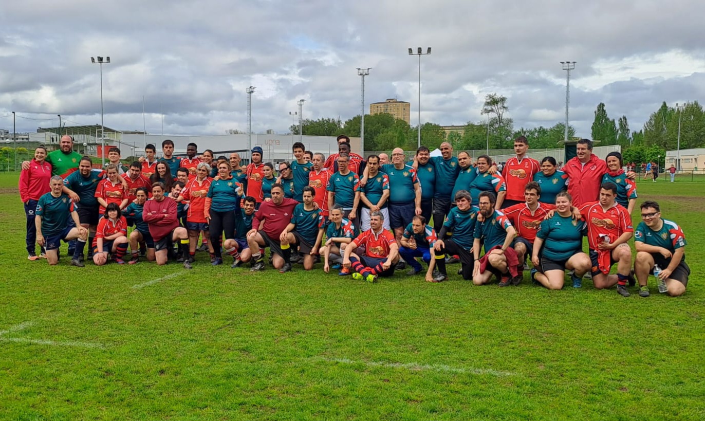 Crónica Amistoso Navarra vs Bizkaia (rugby inclusivo)