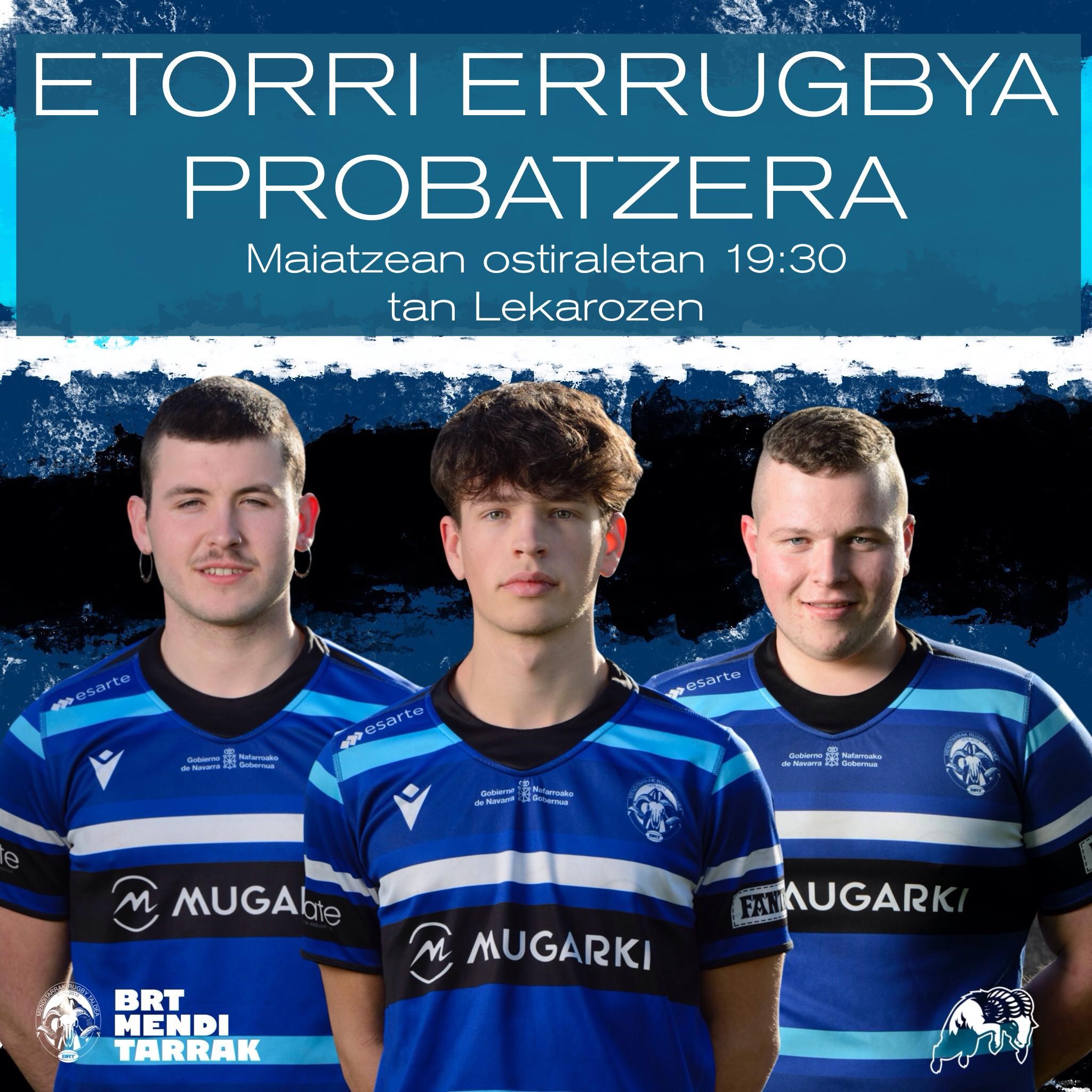 El BRT Menditarrak te invita a probar el rugby